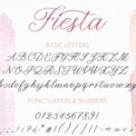 Fiesta Font Poster 13