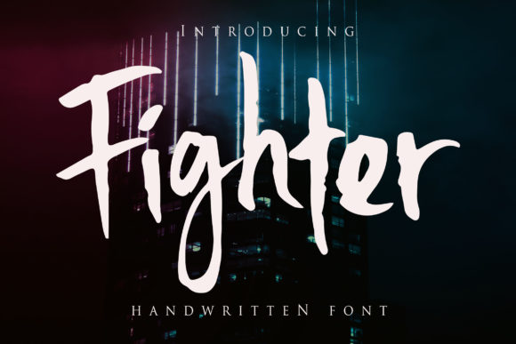 Fighter Font Poster 1