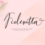 Fiolenitta Font Poster 1