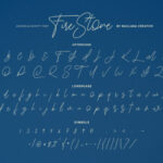 Fire Stone Font Poster 7