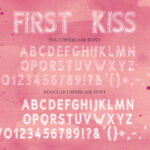 First Kisses Font Poster 9