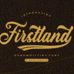 Firstland Font Poster 1