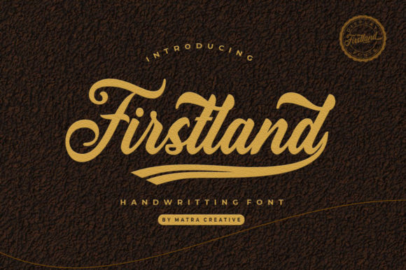 Firstland Font Poster 1