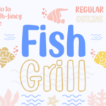 Fish Grill Family Font Poster 1