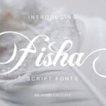 Fisha Script Font Poster 1
