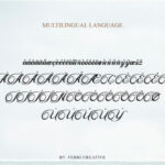Fisha Script Font Poster 9