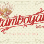 Flamboyan Font Poster 1