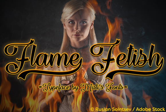 Flame Fetish Font