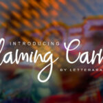 Flaming Carrot Font Poster 1