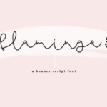 Flamingo Font Poster 1