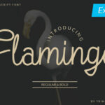 Flamingo Font Poster 1