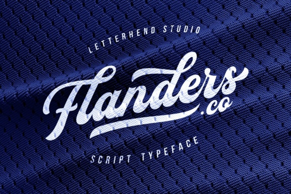 Flanders Script Font Poster 1