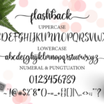 Flashback Font Poster 8