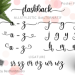 Flashback Font Poster 9