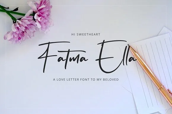 Flavellya Font Flavellya Font Poster 1