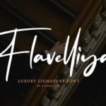 Flavellya Font Poster 2