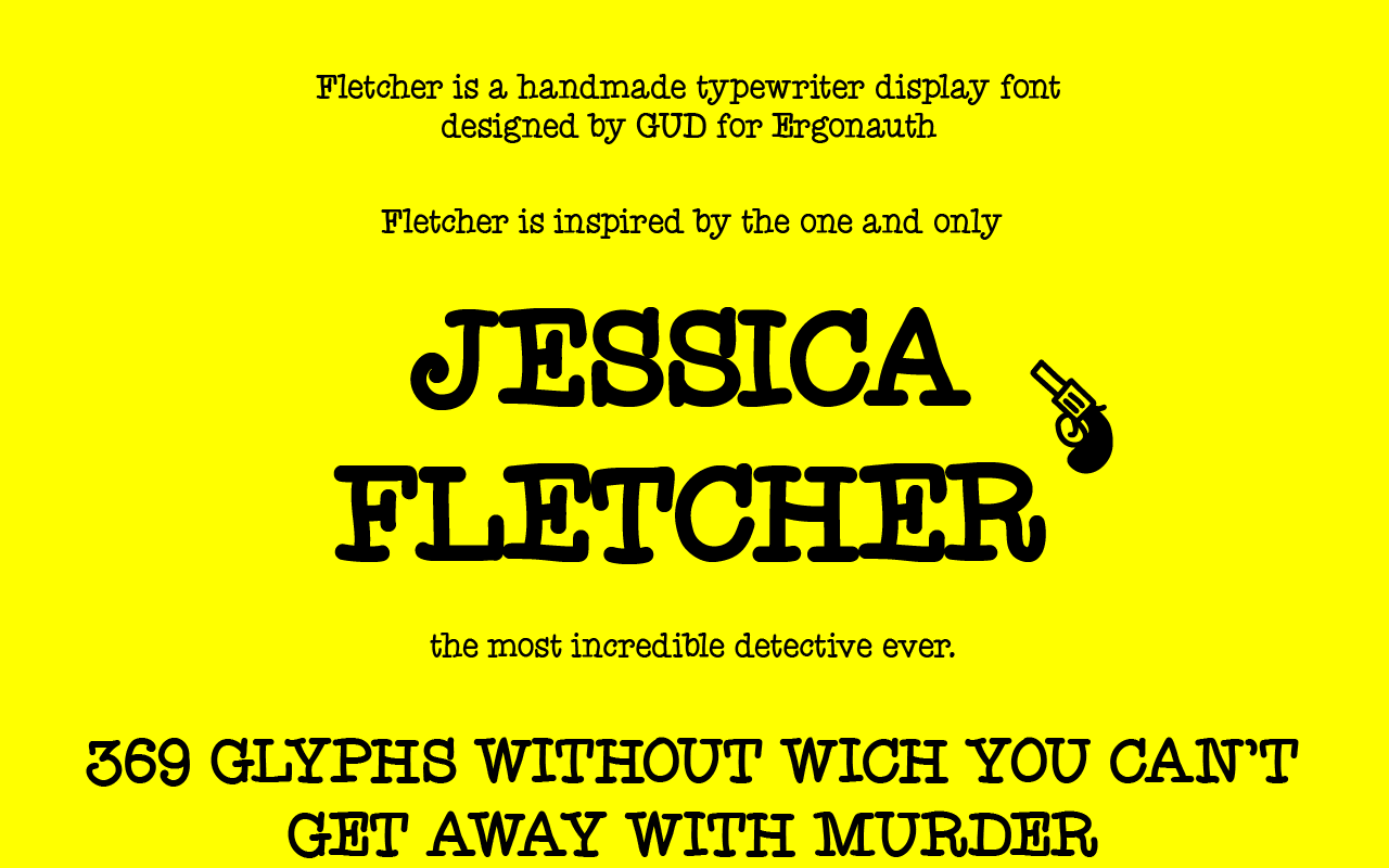 Fletcher Font Poster 1