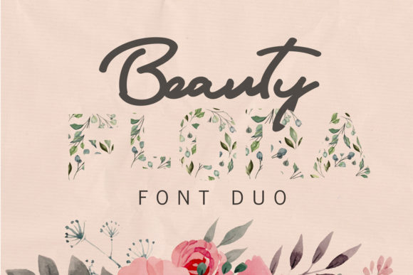 Flora Duo Font Poster 1