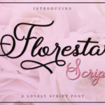 Floresta Script Font Poster 1
