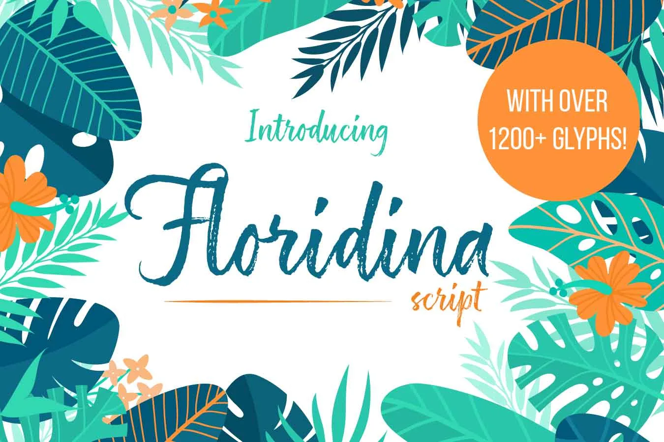 Floridina Font Floridina Font Poster 1