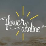 Flower Adaline Font Poster 2