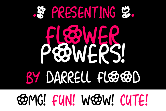 Flower Powers Font