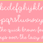 Flower Shop Font Poster 4