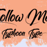 Follow Me Font Poster 1