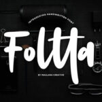 Foltta Font Poster 1