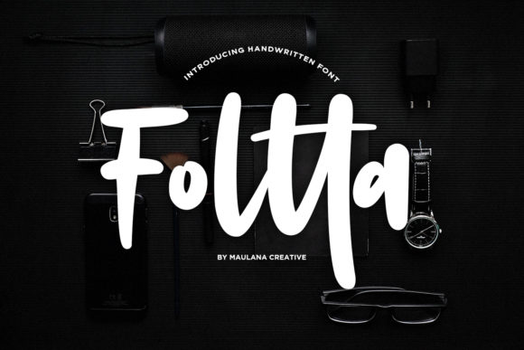 Foltta Font Poster 1