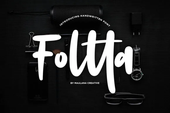 Foltta Font Foltta Font Poster 1