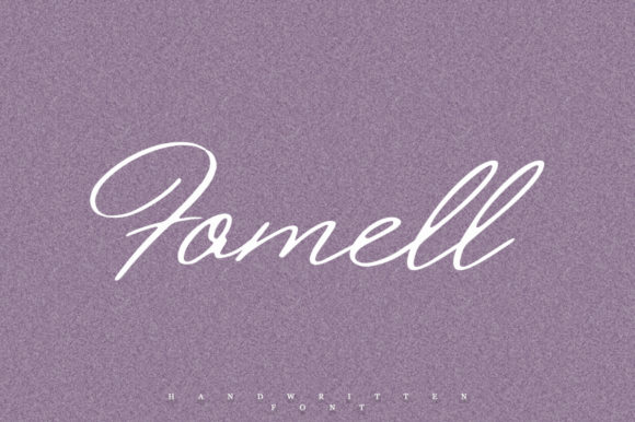 Fomell Font Poster 1