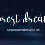 Forest Dream Font Poster 1