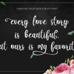 Forever Together Duo Font Poster 2