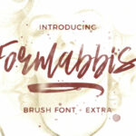 Formabbis Font Poster 9