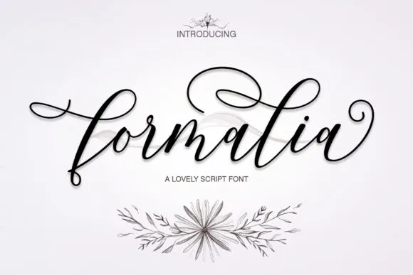 Formalia Font Formalia Font Poster 1