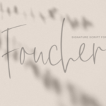 Foucher Font Poster 1