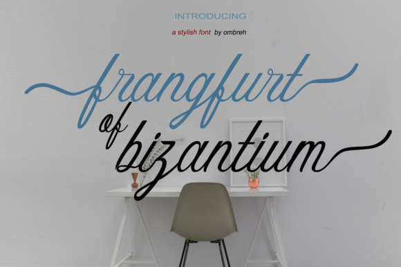 Frangfurt of Bizantium Font Poster 1