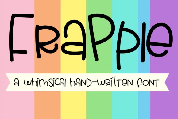 Frapple Font Frapple Font Poster 1
