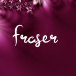 Fraser Font Poster 1