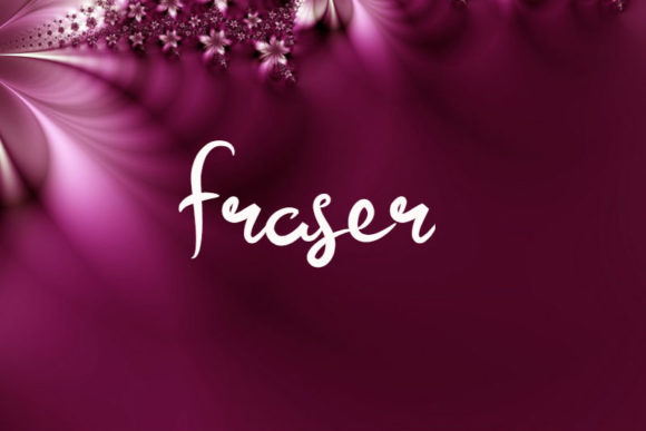 Fraser Font Poster 1