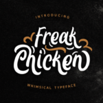 Freak Chicken Font Poster 1