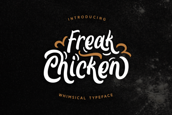 Freak Chicken Font Poster 1