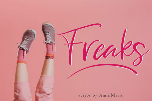 Freaks Font Poster 1