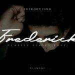 Frederick Script Font Poster 1