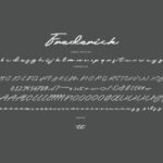 Frederick Script Font Poster 9