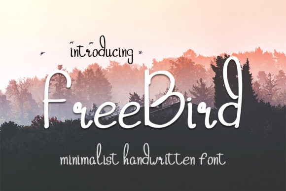 Freebird Font Poster 1