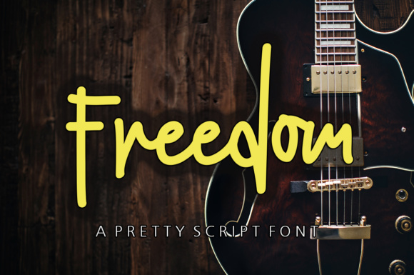 Freedom Font Poster 1