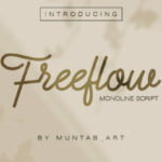 Freeflow Font Poster 1
