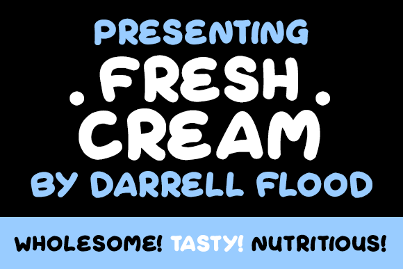 Fresh Cream Font Poster 1